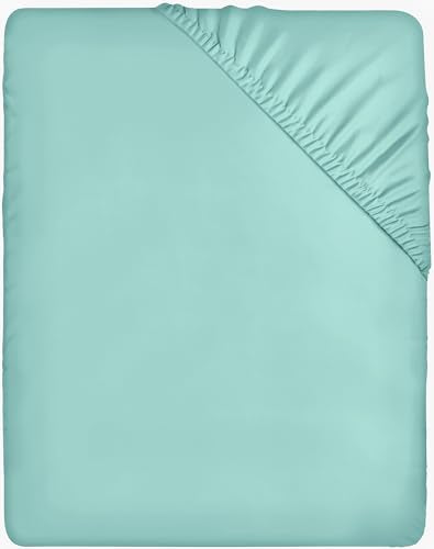 Utopia Bedding Fitted Sheet - Deep Pocket 14 inch (35 cm) - Easy Care - Soft Brushed Microfibre Fabric - Shrinkage and Fade Resistant - Bottom Sheet