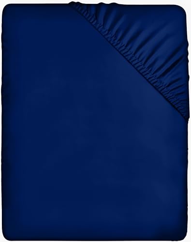 Utopia Bedding Fitted Sheet - Deep Pocket 14 inch (35 cm) - Easy Care - Soft Brushed Microfibre Fabric - Shrinkage and Fade Resistant - Bottom Sheet