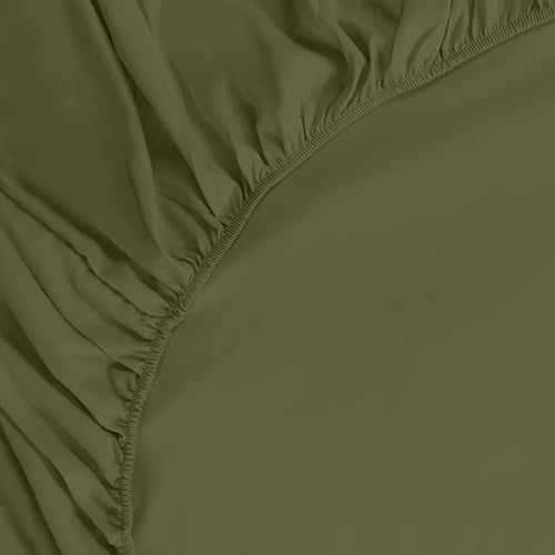 Utopia Bedding Fitted Sheet - Deep Pocket 14 inch (35 cm) - Easy Care - Soft Brushed Microfibre Fabric - Shrinkage and Fade Resistant - Bottom Sheet
