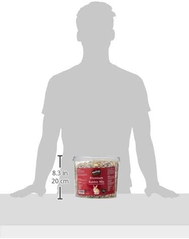 Extra Select Premium Rabbit Mix Bucket 5L - Balanced Complementary Feed with Pellets, Forage, Vitamins & Minerals (Packaging may vary) - Comfort Style