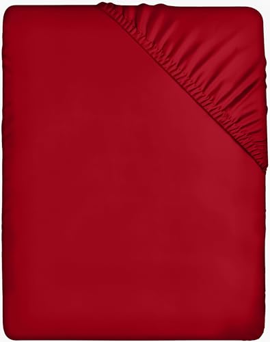 Utopia Bedding Fitted Sheet - Deep Pocket 14 inch (35 cm) - Easy Care - Soft Brushed Microfibre Fabric - Shrinkage and Fade Resistant - Bottom Sheet