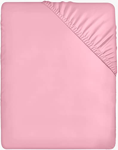 Utopia Bedding Fitted Sheet - Deep Pocket 14 inch (35 cm) - Easy Care - Soft Brushed Microfibre Fabric - Shrinkage and Fade Resistant - Bottom Sheet