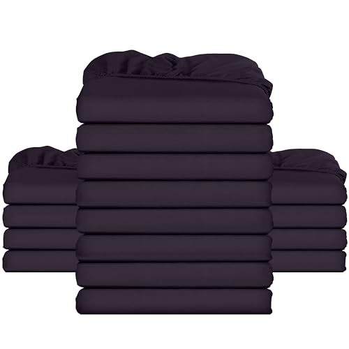 Utopia Bedding Fitted Sheet - Deep Pocket 14 inch (35 cm) - Easy Care - Soft Brushed Microfibre Fabric - Shrinkage and Fade Resistant - Bottom Sheet