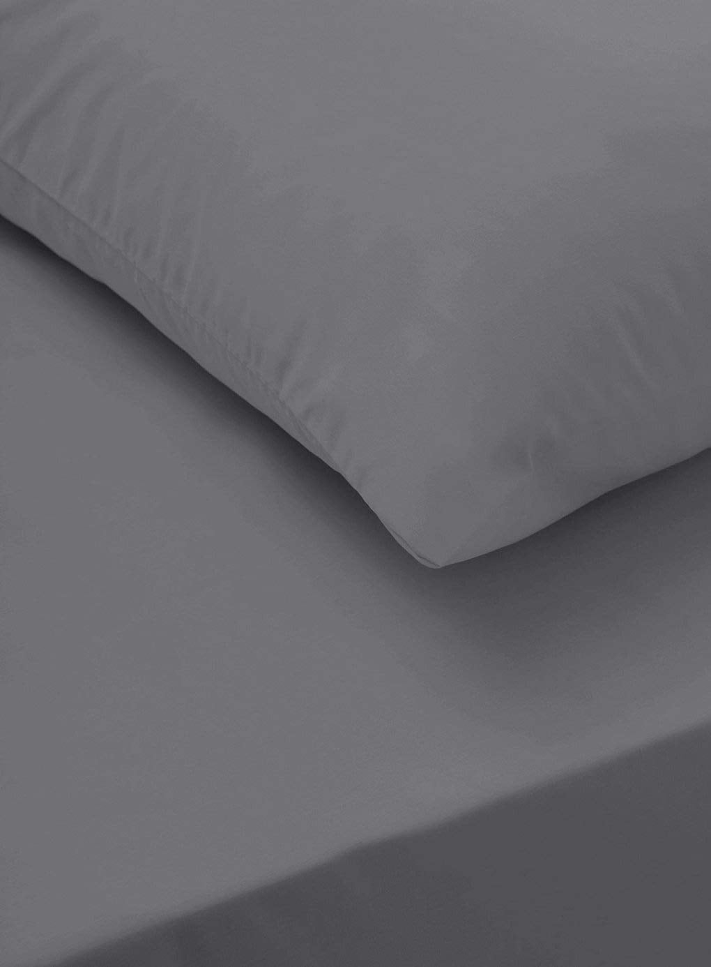 200 Thread Count 100% Egyptian Cotton Fitted Sheet (King, White)