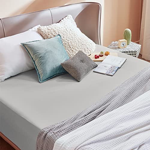 Fitted Sheet Deep - Bed Sheets Extra Deep Pocket 16 inch (40 cm) made of Soft Brushed Microfiber