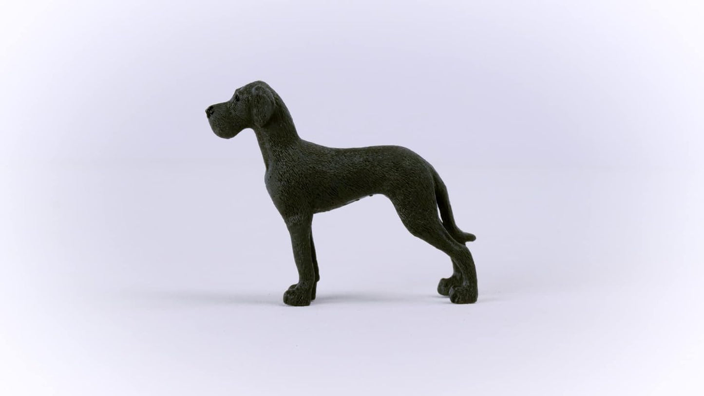 SCHLEICH 13962 Great Dane Farm World Toy Figurine for children aged 3-8 Years, Black