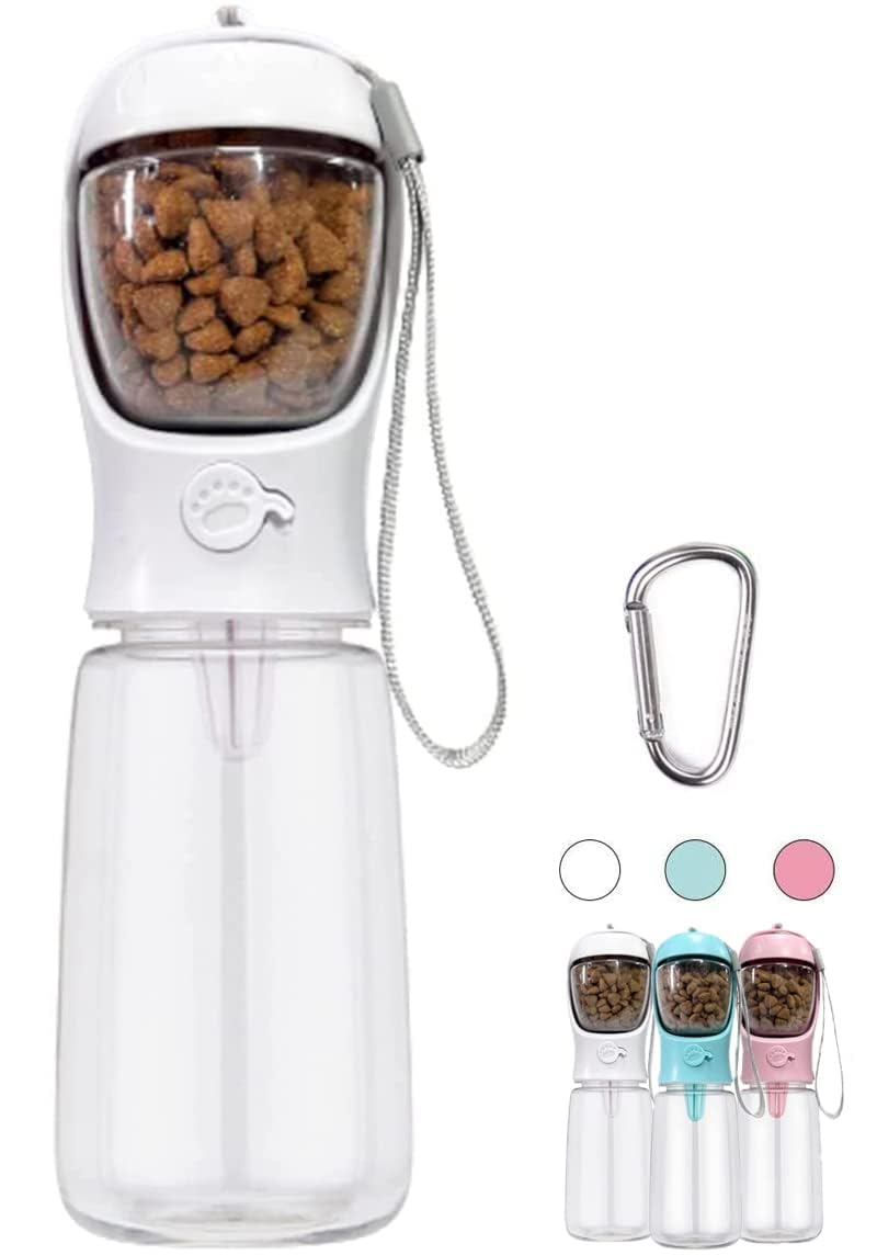 COTOP Portable Dog Water Bottle, 350/550ml Dog Walking Travel Bottle Puppy Water Leak Proof Drinking Dispenser Food Grade Dog Hot Water Drink Bottle, Pet Outdoor Drinking Cup Dog Gift