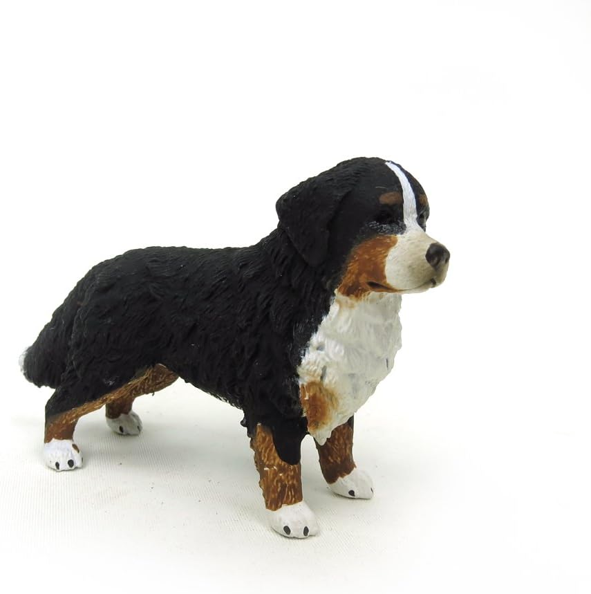 SCHLEICH 16397 Bernese Mountain Dog, female Farm World Toy Figurine for children aged 3-8 Years, White