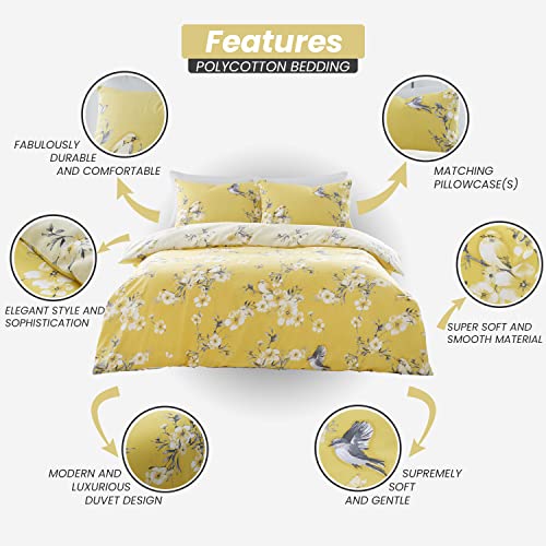 GC GAVENO CAVAILIA Duvet Cover With Pillow Cases - Polycotton Quilt Cover - Bedding Set - Comfort Style