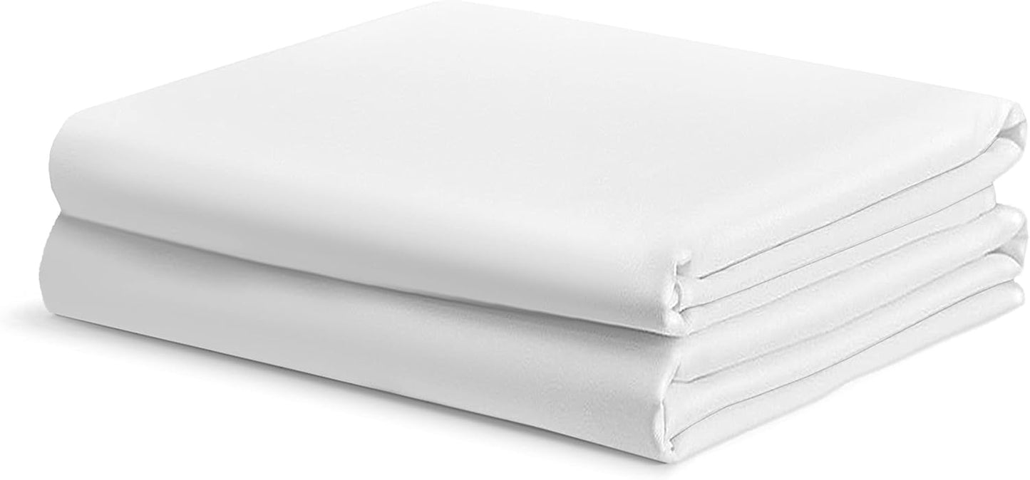 200 Thread Count 100% Egyptian Cotton Fitted Sheet (King, White)