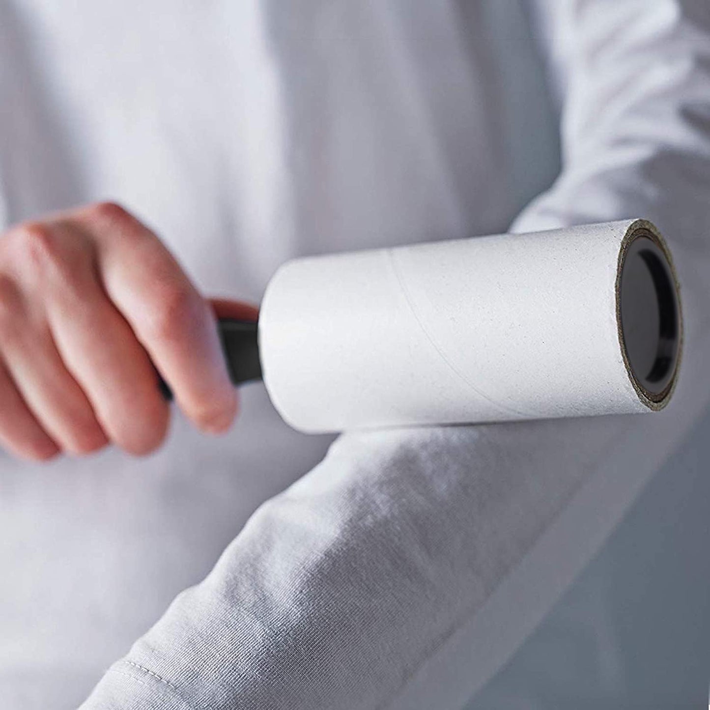 KEPLIN Lint Roller, 5 Sticky Replacement Heads with 1 Handle, Total 350 Easy Peel Sheets, Quickly Removes Animal Fur, Cat & Dog Hair, Dust & Fluff from Clothes, Furniture, Carpet (5 Pack / 350 Sheets) - Comfort Style