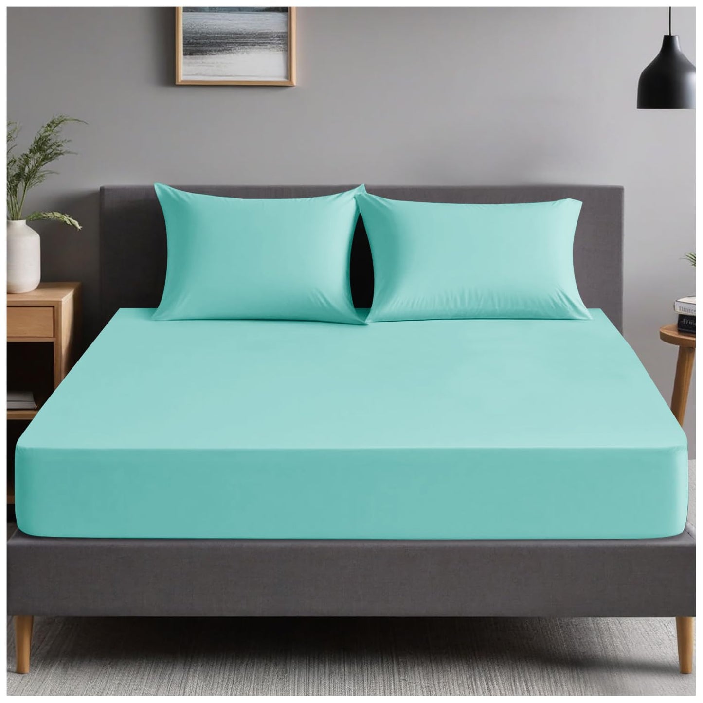 GC GAVENO CAVAILIA | Fitted Sheets - Plain Dyed Bedding Bedsheets - Non Iron Superking Fitted Sheet