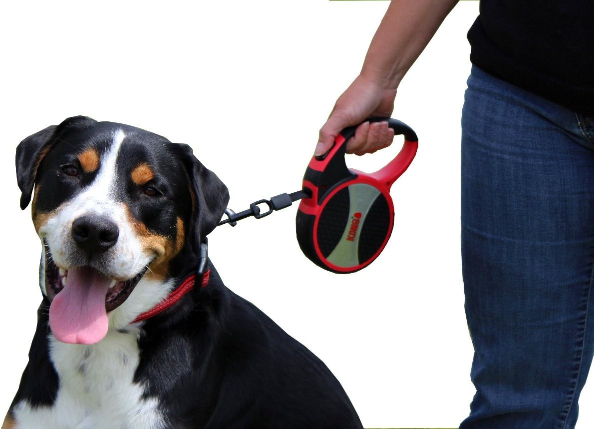 KONG Ultimate Retractable Dog Leash, Extra Large, Blue, 5m Tape