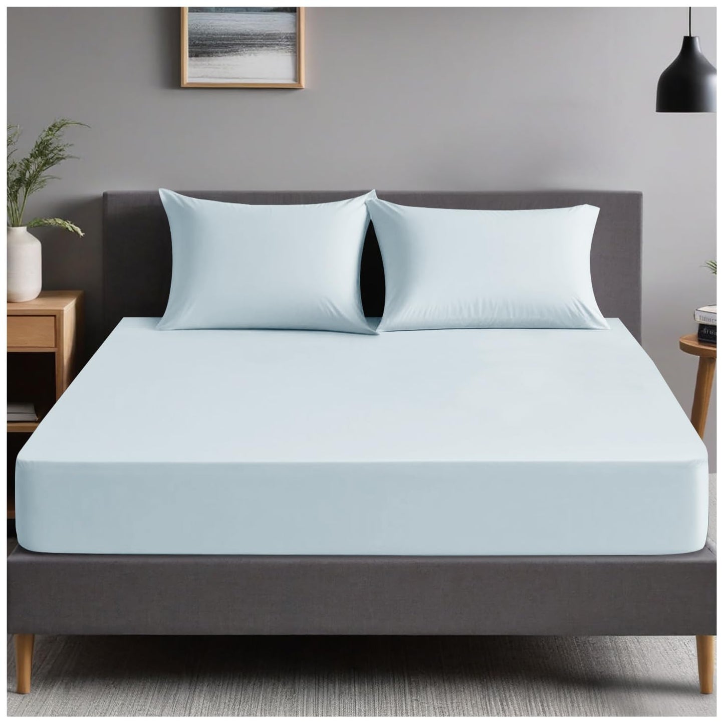 GC GAVENO CAVAILIA | Fitted Sheets - Plain Dyed Bedding Bedsheets - Non Iron Superking Fitted Sheet
