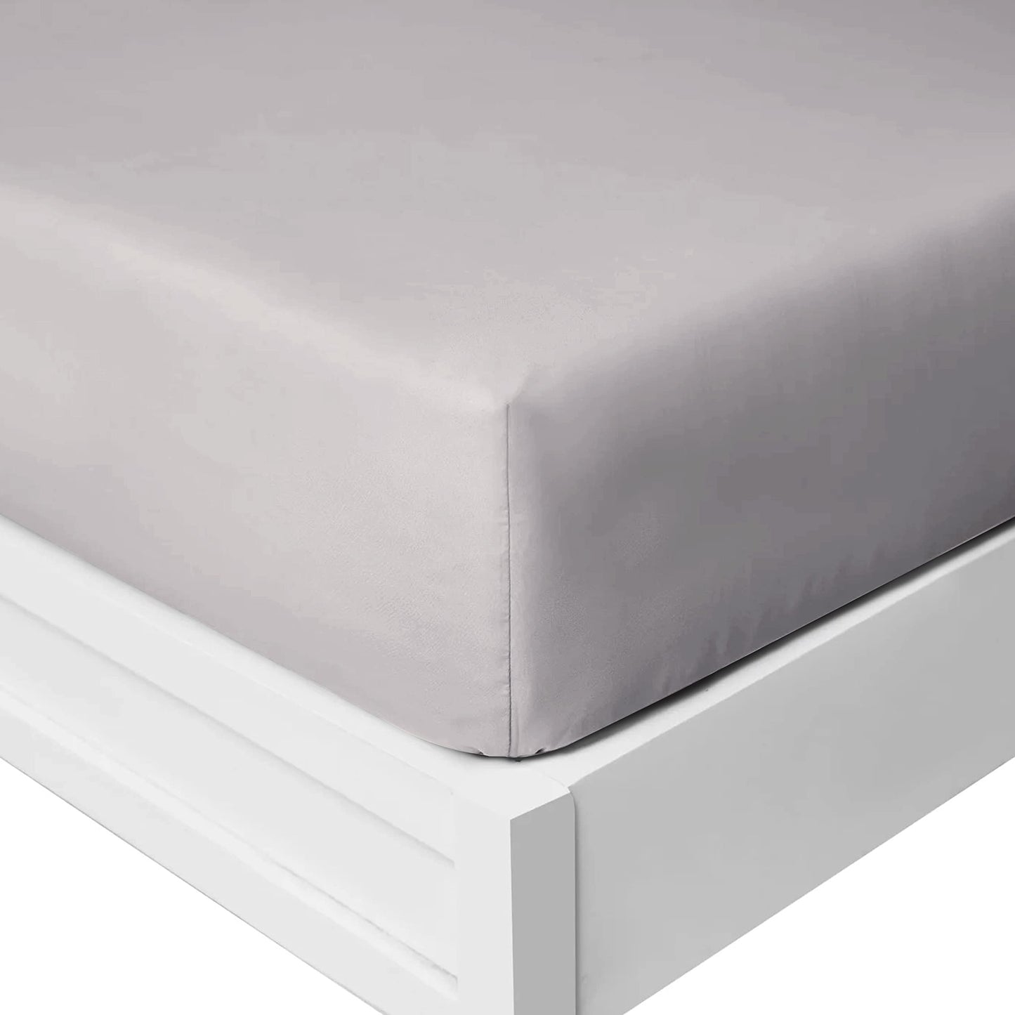 25 Cm Fitted Bed Sheets - Super Soft Deep Fitted Sheet Brushed Microfibre Anti Wrinkle Bedsheet Breathable & Fade Resistant