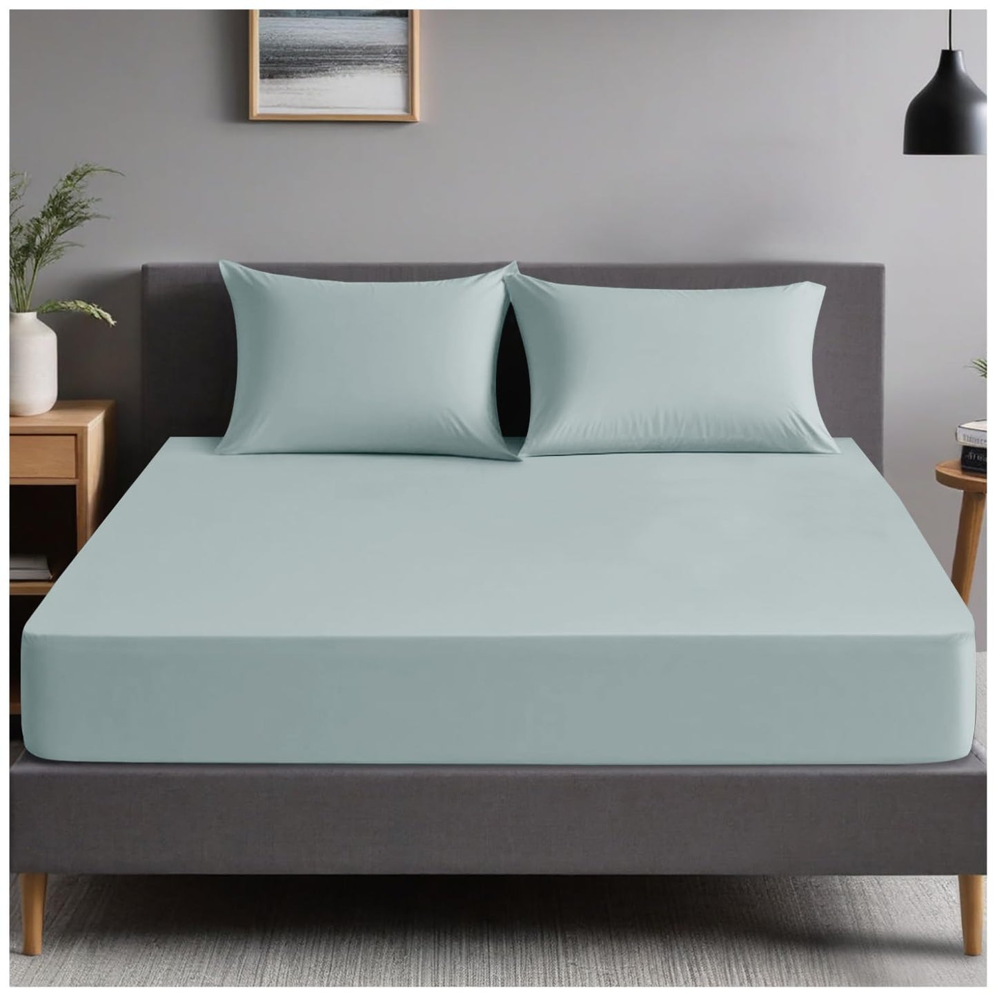 GC GAVENO CAVAILIA | Fitted Sheets - Plain Dyed Bedding Bedsheets - Non Iron Superking Fitted Sheet