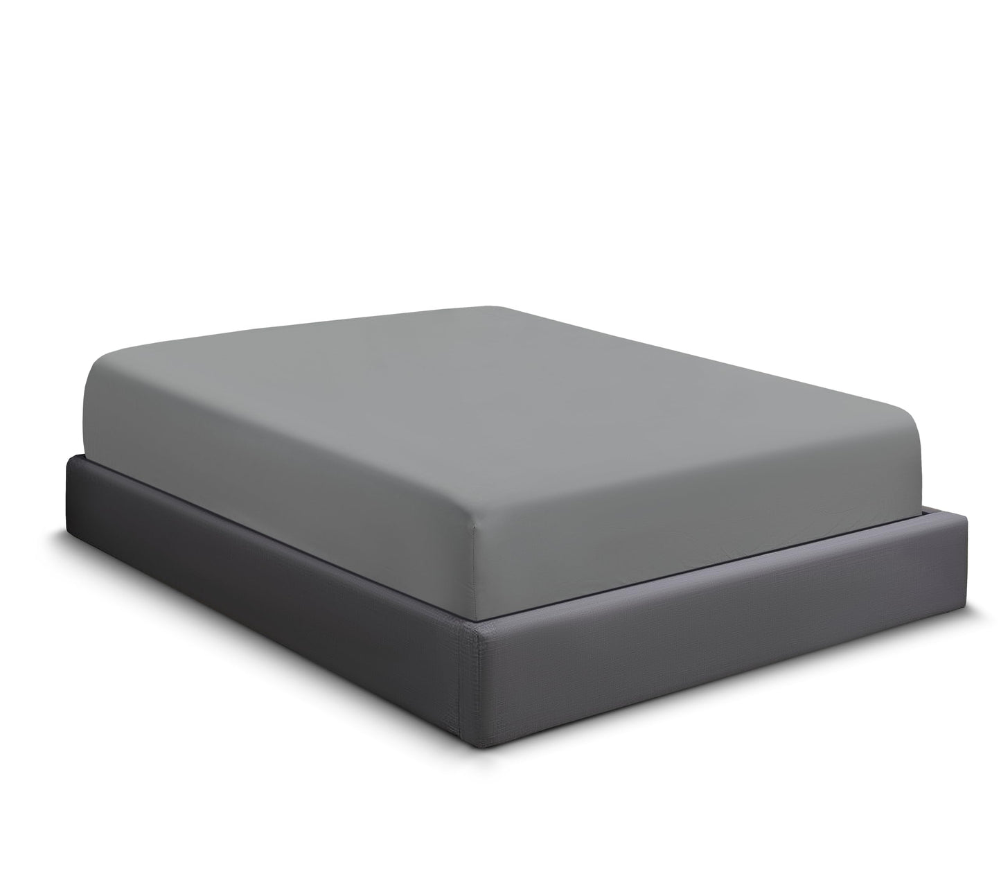 200 Thread Count 100% Egyptian Cotton Fitted Sheet (King, White)