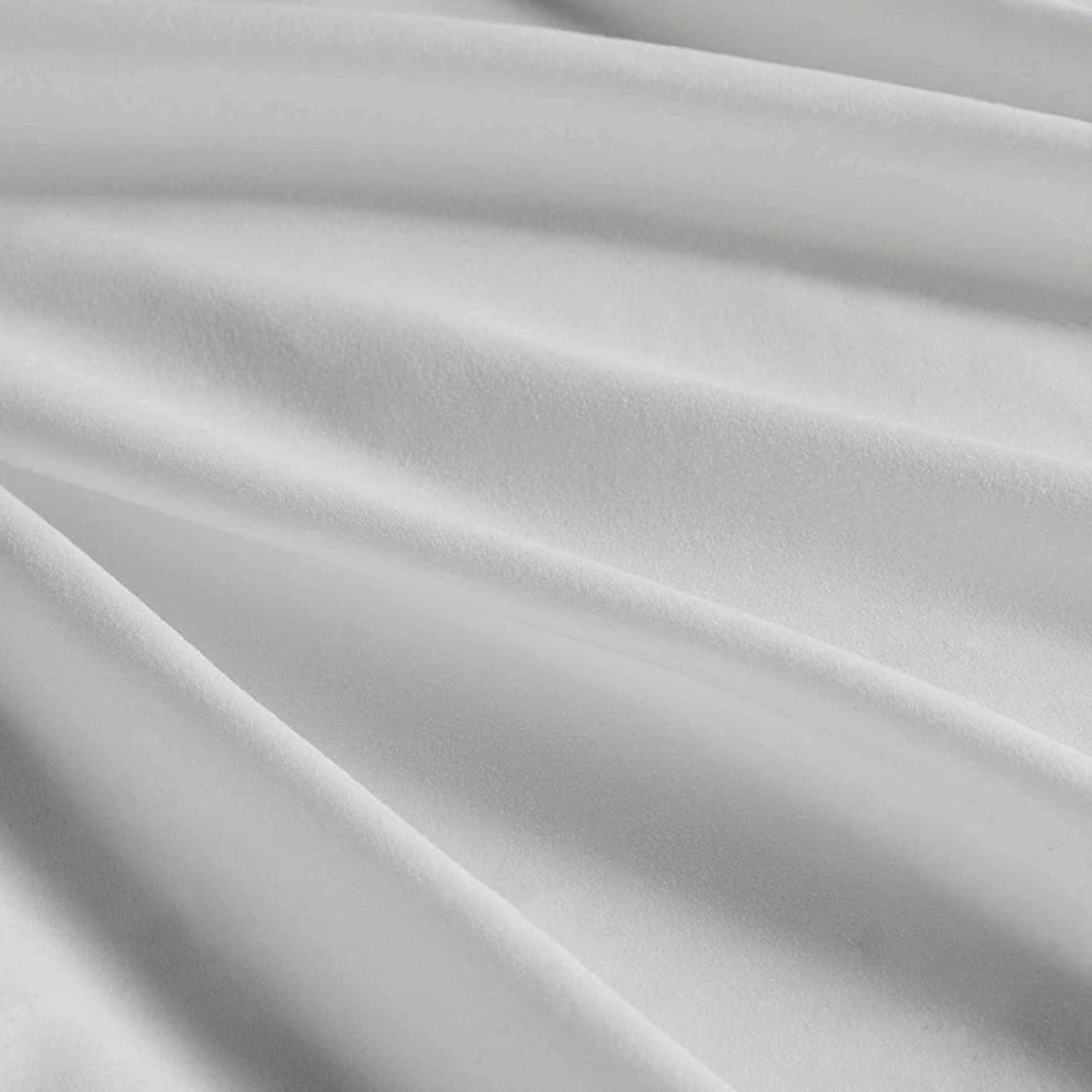Fitted Sheet 25 cm Deep Brushed Microfiber Ultra Soft No-Iron Wrinkle-Resistant Plain Dyed Fitted Bed Sheets Hypoallergenic Breathable Sheets