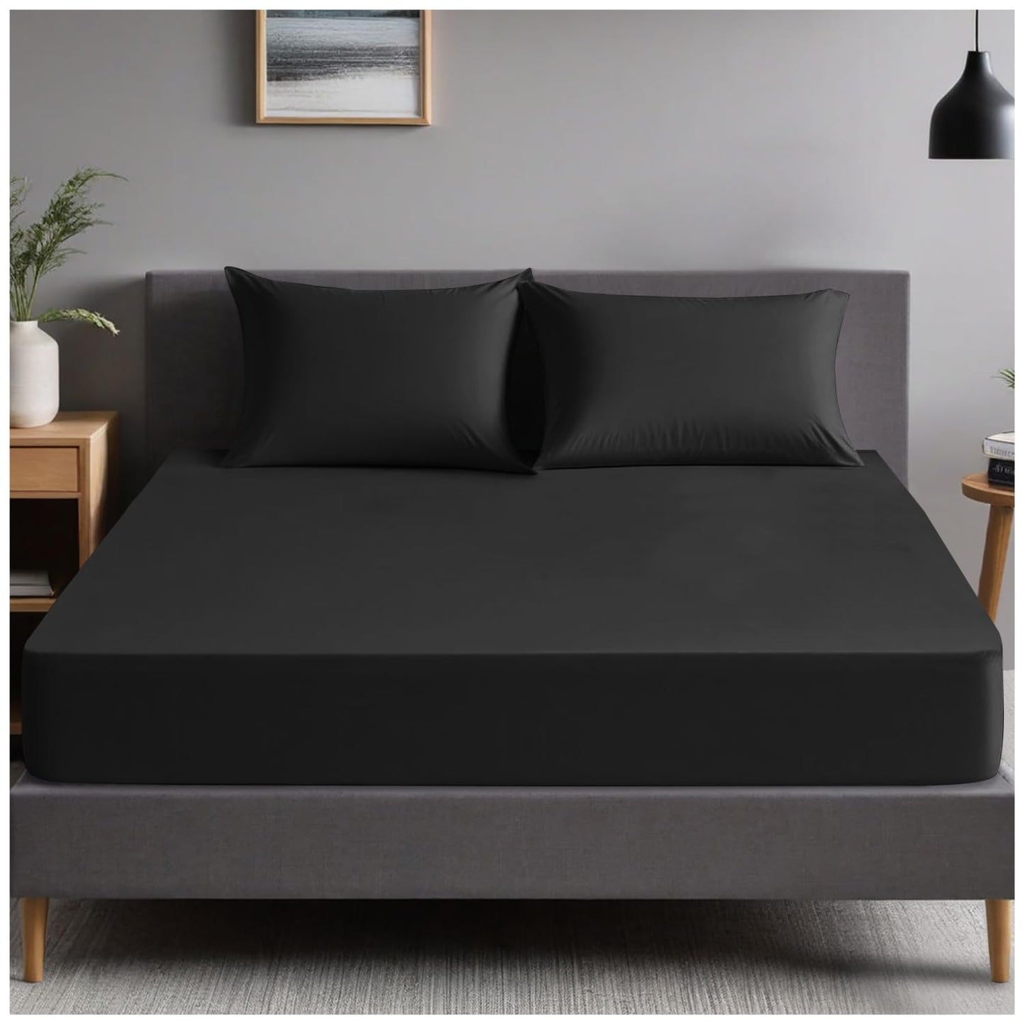GC GAVENO CAVAILIA | Fitted Sheets - Plain Dyed Bedding Bedsheets - Non Iron Superking Fitted Sheet