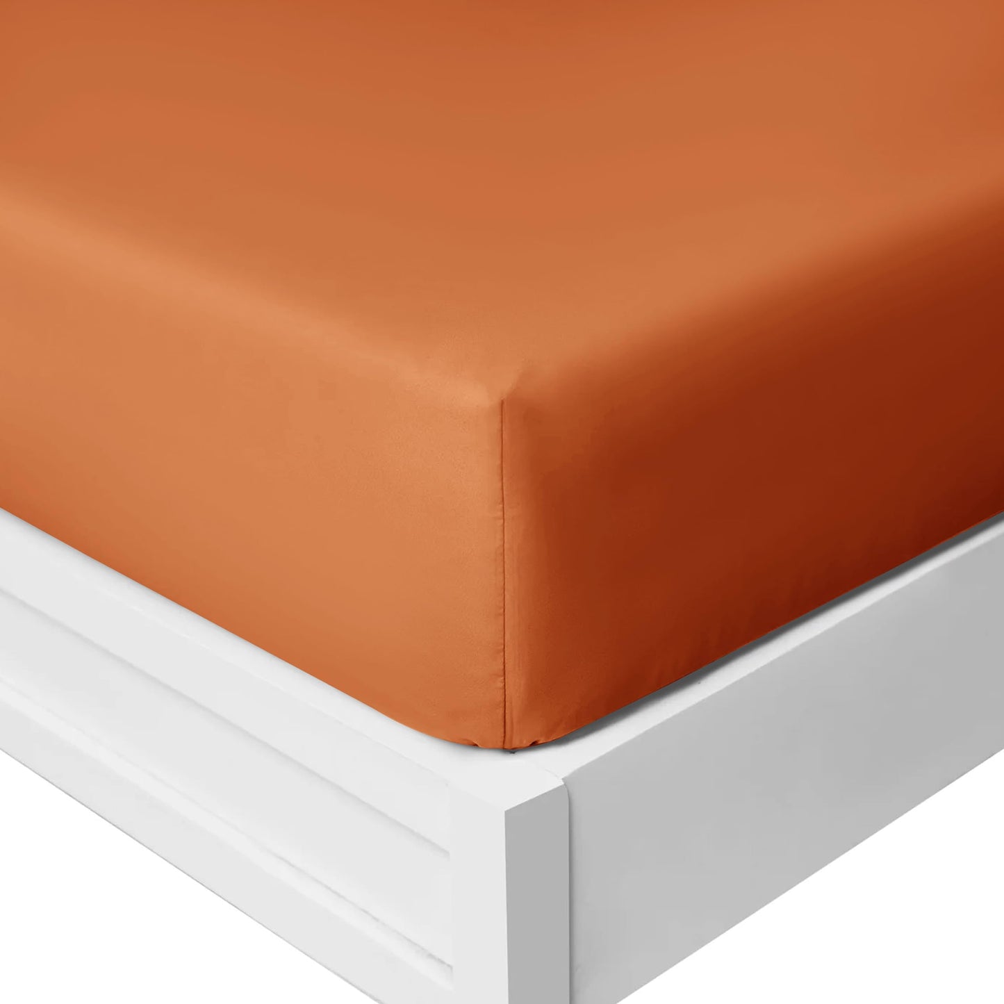 25 Cm Fitted Bed Sheets - Super Soft Deep Fitted Sheet Brushed Microfibre Anti Wrinkle Bedsheet Breathable & Fade Resistant