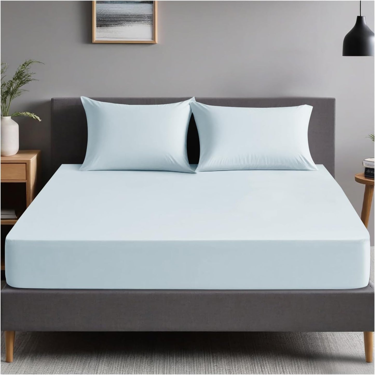 GC GAVENO CAVAILIA | Fitted Sheets - Plain Dyed Bedding Bedsheets - Non Iron Superking Fitted Sheet