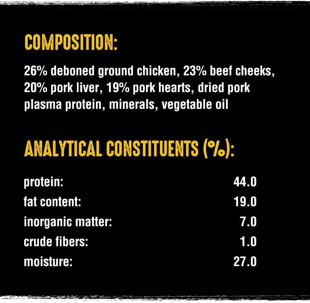 Crave Protein Chunks 6 x 55 g Snacks, Dog Treats Chicken with high Protein, Grain-free - Comfort Style