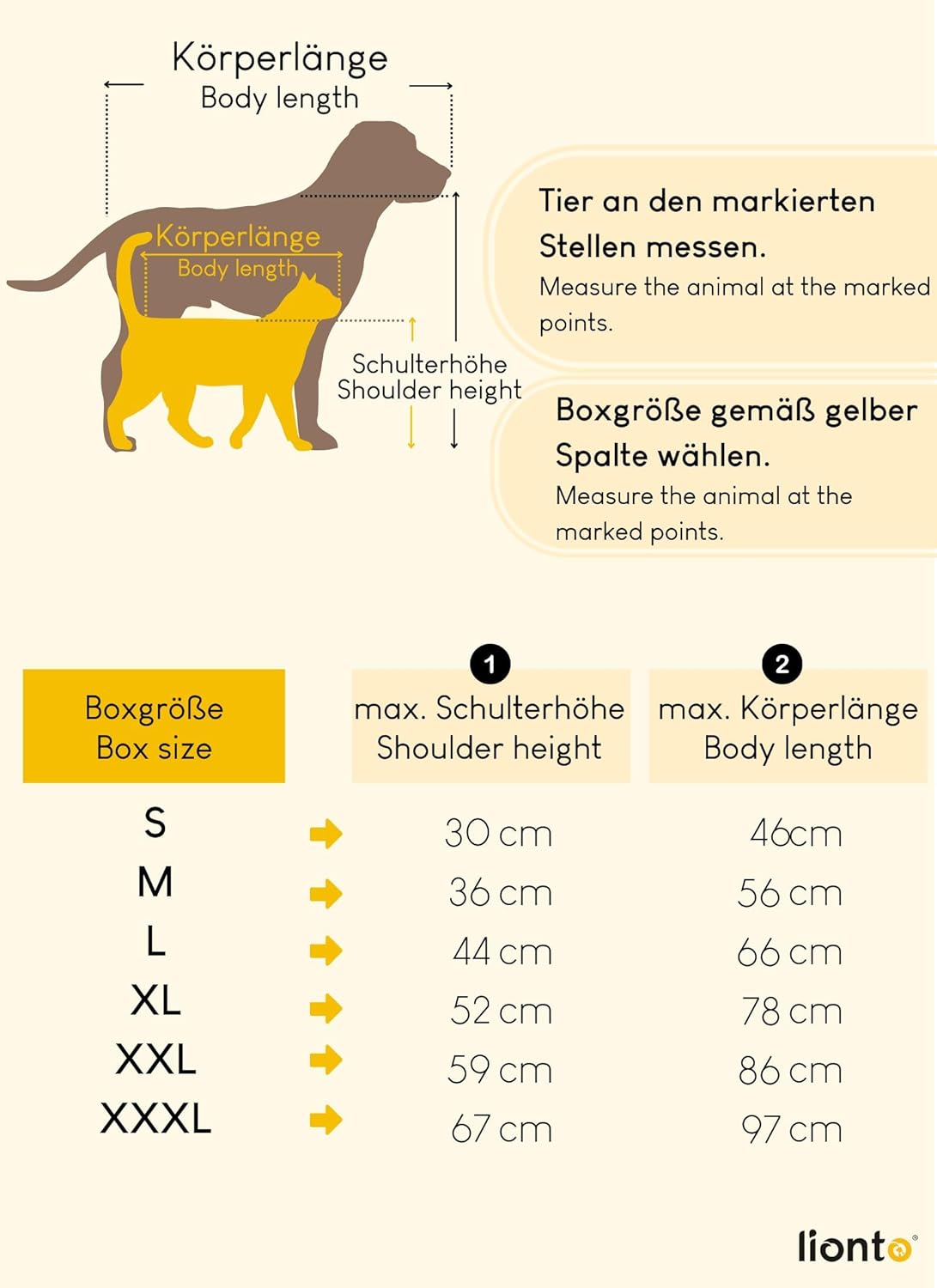 lionto Dog transport box foldable for travel & car, 50x34x36 cm, sturdy transport box with carrying handles & blanket for cats & dogs up to 10 kg, sturdy fabric dog box for small & large, beige - Comfort Style