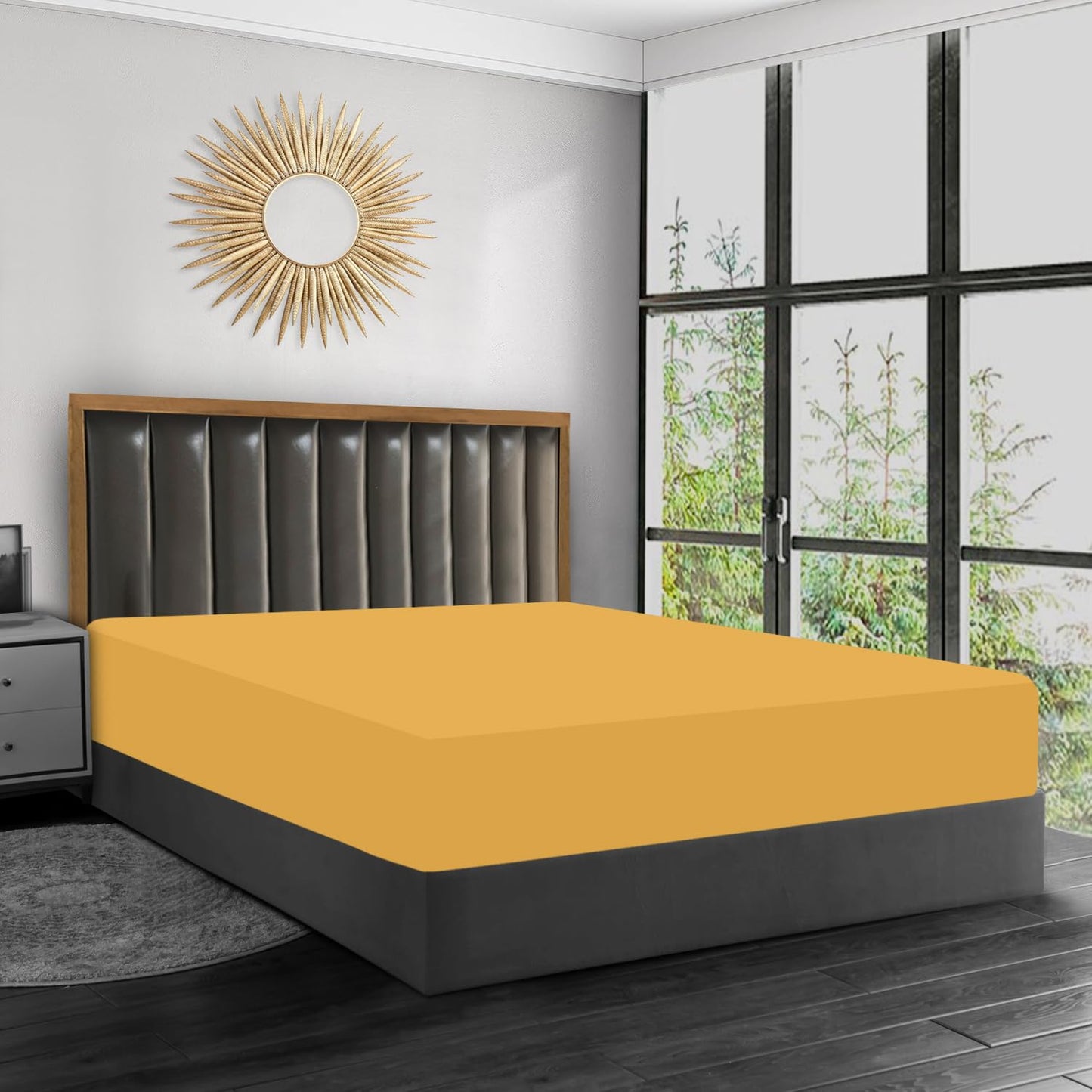 King Size Fitted Sheets Extra Deep Pocket 40 cm (16 inches) Durable Elastic Bed Sheets - Premium Brushed Microfibre Fitted Sheets King Size - Ultrasoft Hypoallergenic Fade Resistant