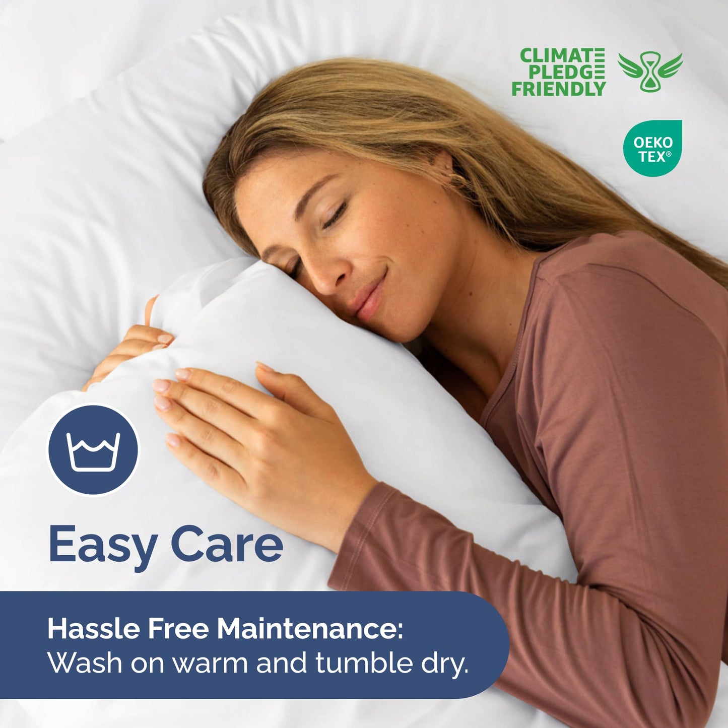 Bedding Duvet Quilt Cover Set with 2 Pillowcases - Hotel Quality - Cooling, Wrinkle-Free, Machine Washable with Zipper & Corner Ties - Super Soft Microfibre-Polyester - Comfort Style