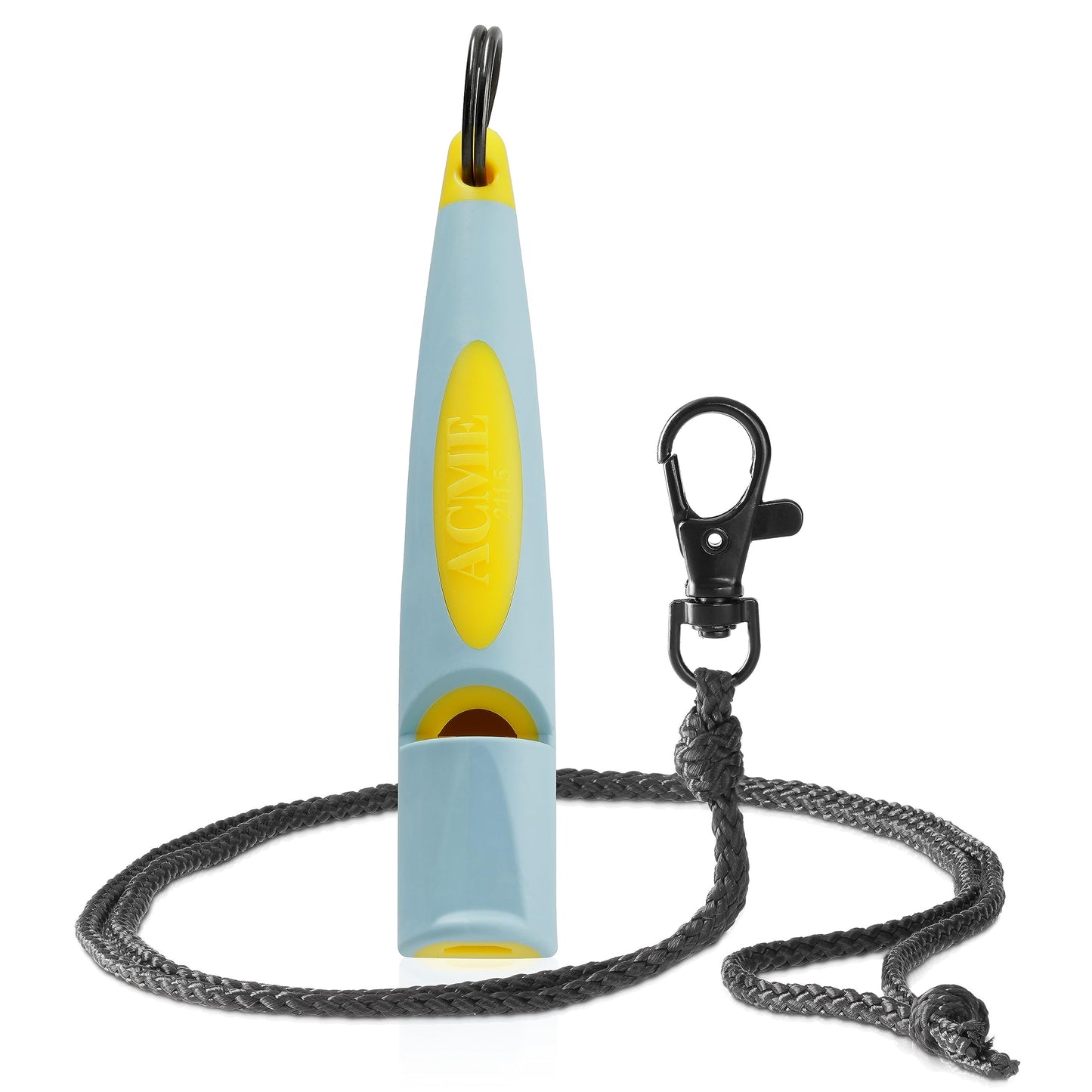ACME Dog Whistle No. 211.5 (Update 2023) with Free Whistle Band in Matte Black, Alpha, Ideal for Callback, Long Range, Frequency Standardised (Black/DG Orange)