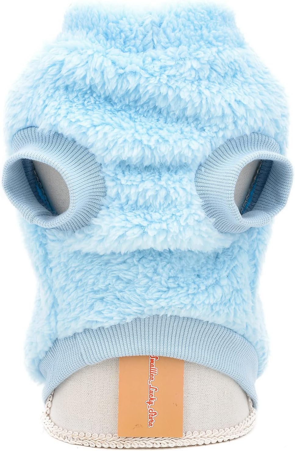 SMALLLEE_LUCKY_STORE Pet Sherpa Fleece Jumper Vest Sweaters Turtleneck Pullover with D-ring Soft Sweatshirt for Small Dogs Cat Puppy Boy Girl Yorkie Chihuahua Warm Fall Winter Clothes,Pink,S - Comfort Style