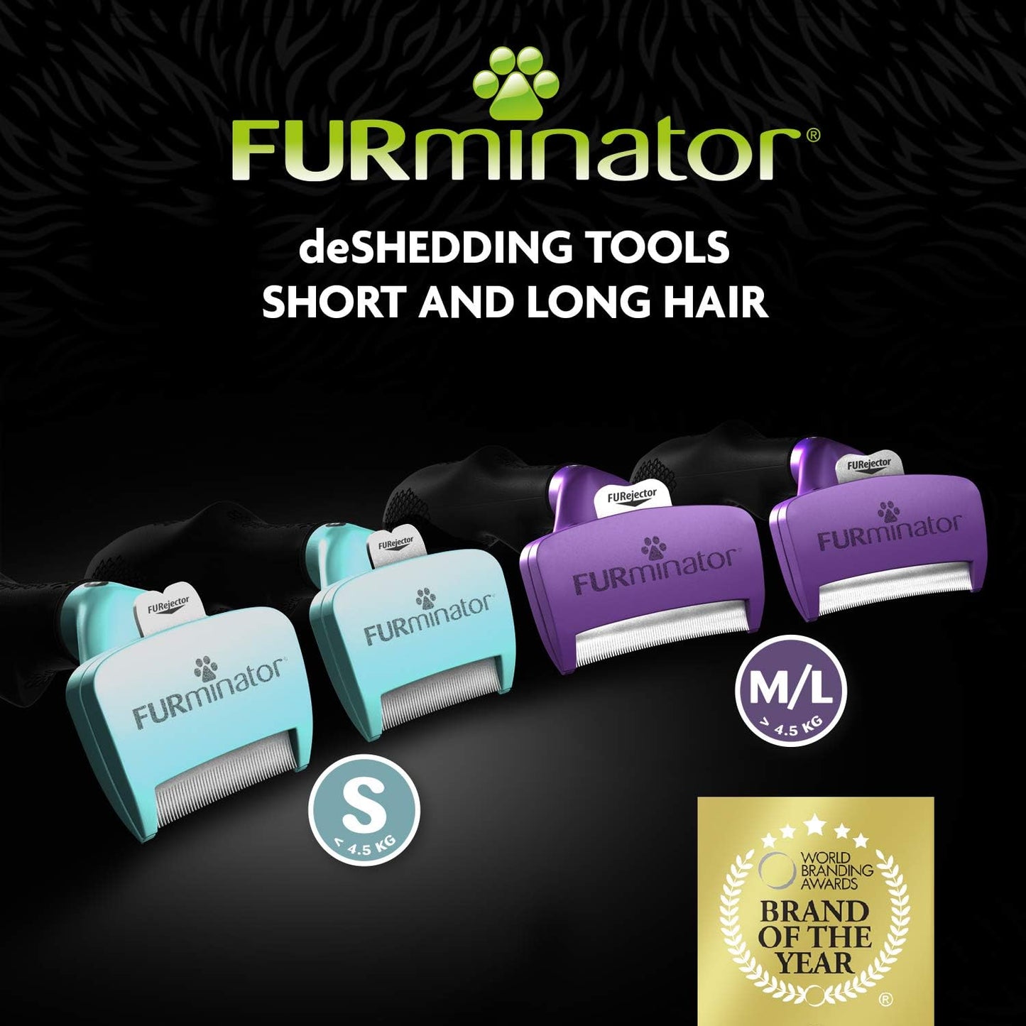 FURminator Undercoat deShedding Tool for Small Short Hair Cats Under 4.5 kg - Comfort Style