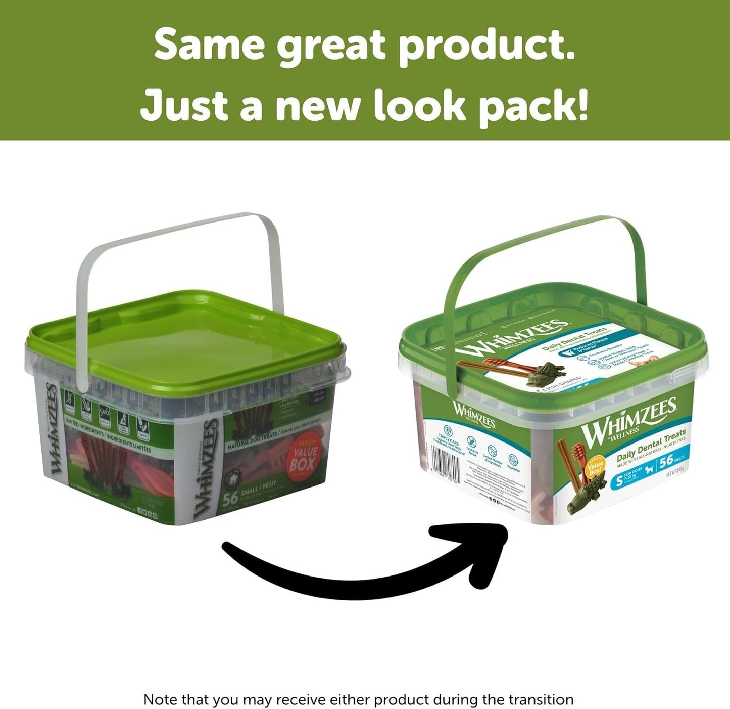 WHIMZEES By Wellness Variety Box Dental, Mixed Shapes, Size M, 28 Pieces, Natural and Grain Free Dog Chews, Dog Dental Sticks for Medium Breeds, No Added Sugar - Comfort Style