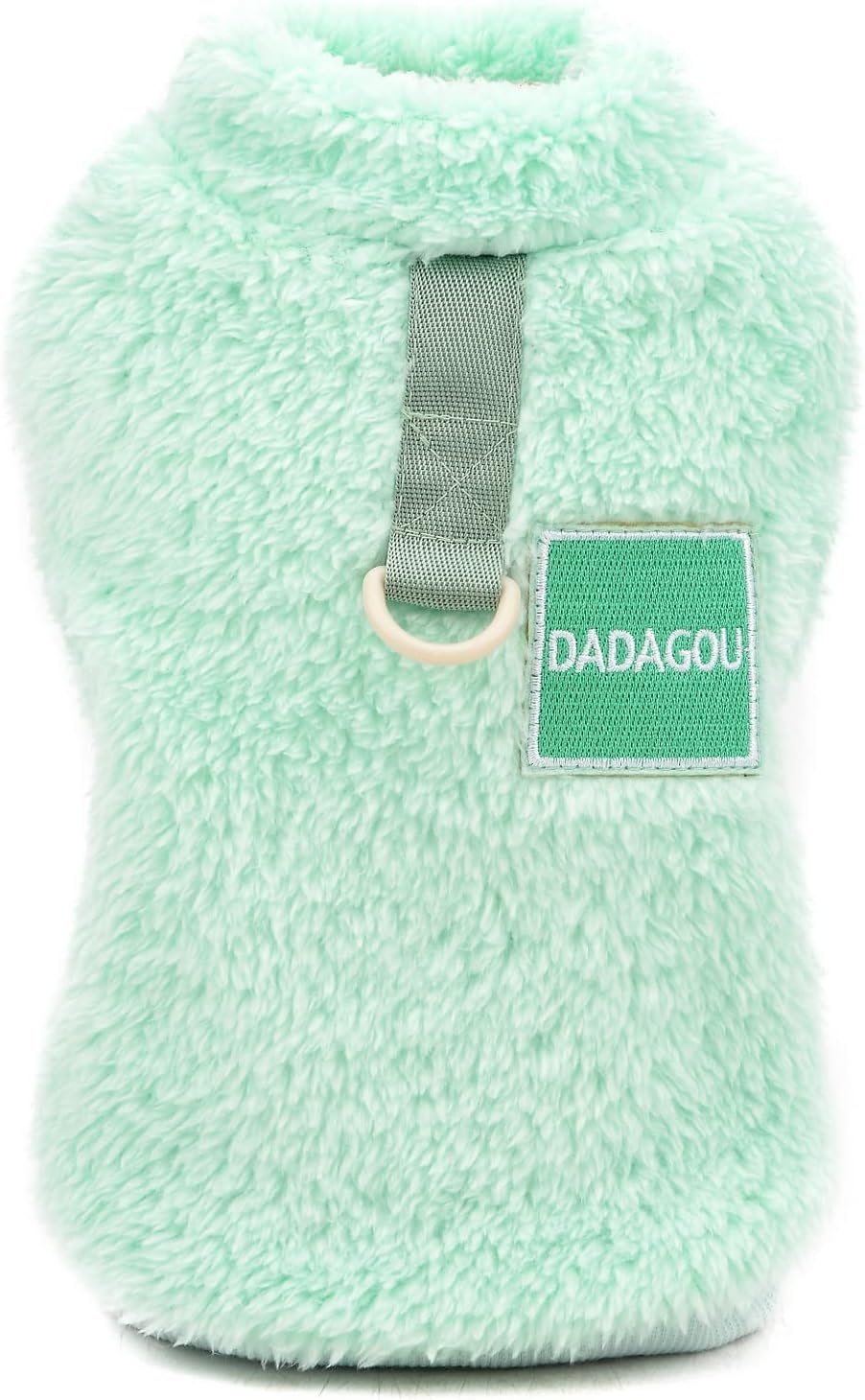 SMALLLEE_LUCKY_STORE Pet Sherpa Fleece Jumper Vest Sweaters Turtleneck Pullover with D-ring Soft Sweatshirt for Small Dogs Cat Puppy Boy Girl Yorkie Chihuahua Warm Fall Winter Clothes,Pink,S - Comfort Style