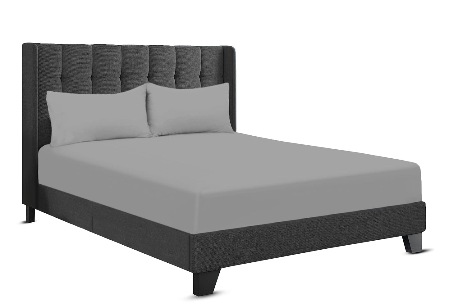 200 Thread Count Hotel Quality Bedding 100% Pure Egyptian Cotton Fitted Sheet - Stretches Up To 25cm Deep