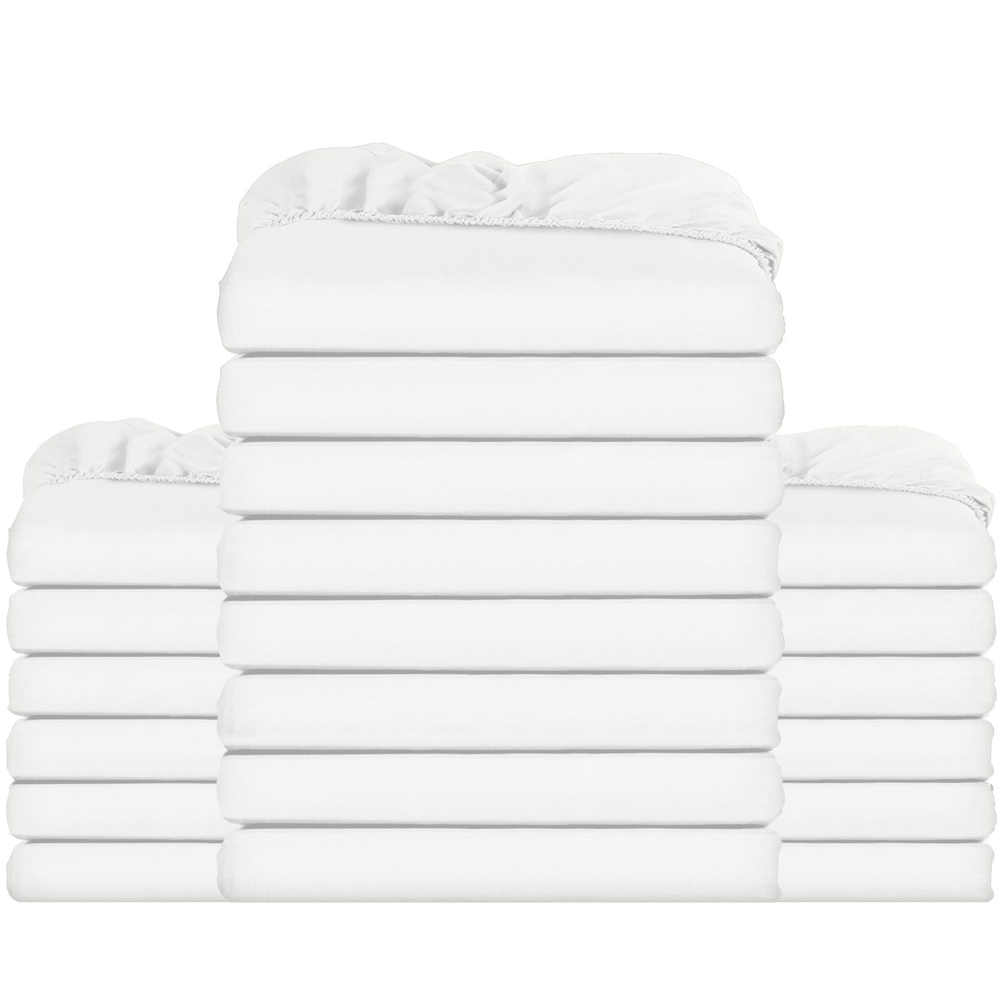 Utopia Bedding Fitted Sheet - Deep Pocket 14 inch (35 cm) - Easy Care - Soft Brushed Microfibre Fabric - Shrinkage and Fade Resistant - Bottom Sheet