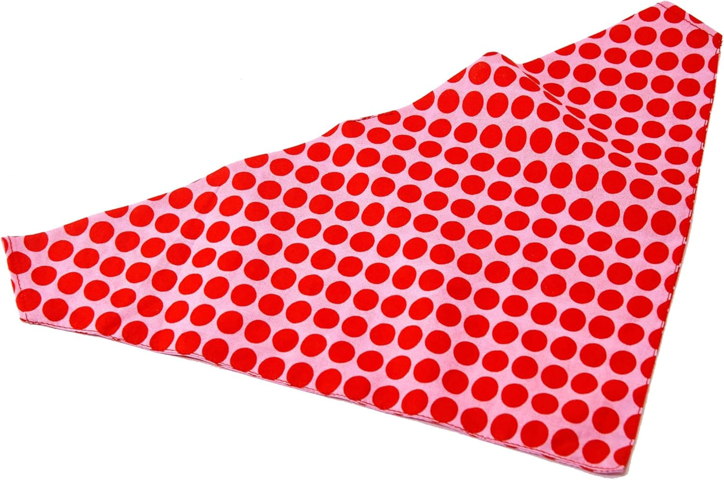 Red Nose Day 2025 Polka Dot Dog Bandana S/M - On Behalf of Comic relief - Comfort Style
