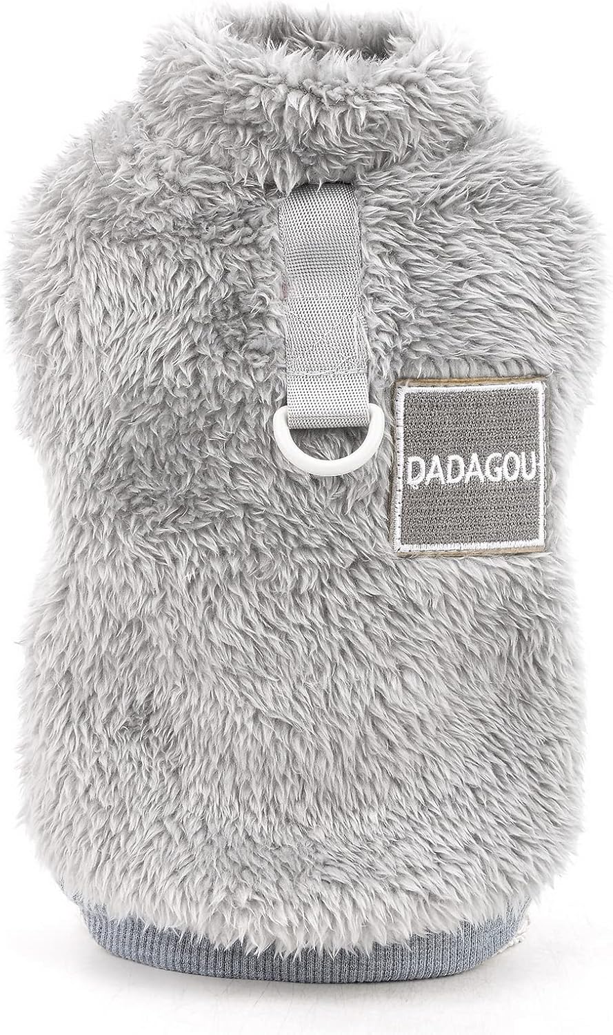 SMALLLEE_LUCKY_STORE Pet Sherpa Fleece Jumper Vest Sweaters Turtleneck Pullover with D-ring Soft Sweatshirt for Small Dogs Cat Puppy Boy Girl Yorkie Chihuahua Warm Fall Winter Clothes,Pink,S - Comfort Style