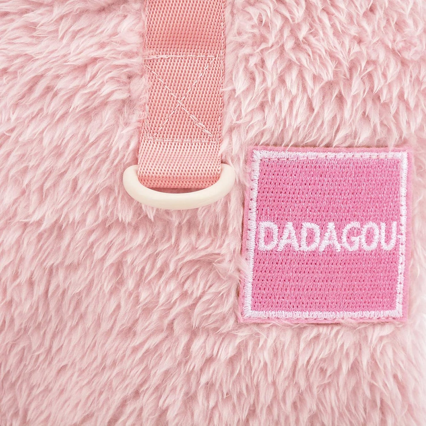 SMALLLEE_LUCKY_STORE Pet Sherpa Fleece Jumper Vest Sweaters Turtleneck Pullover with D-ring Soft Sweatshirt for Small Dogs Cat Puppy Boy Girl Yorkie Chihuahua Warm Fall Winter Clothes,Pink,S - Comfort Style