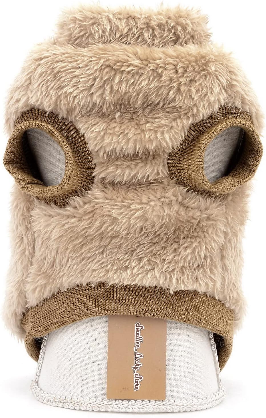 SMALLLEE_LUCKY_STORE Pet Sherpa Fleece Jumper Vest Sweaters Turtleneck Pullover with D-ring Soft Sweatshirt for Small Dogs Cat Puppy Boy Girl Yorkie Chihuahua Warm Fall Winter Clothes,Pink,S - Comfort Style