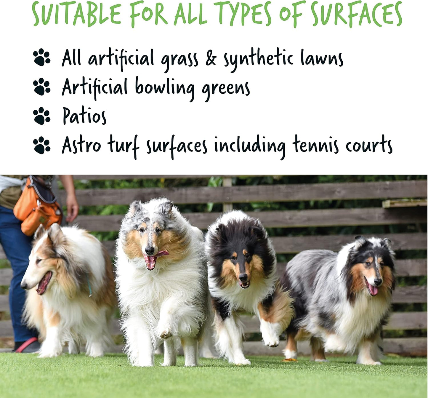 BUGALUGS Artificial Grass Cleaner - Dog Safe, Pet Disinfectant & Lawn Deodoriser - Puppy Urine Cleaner & Odour Eliminator - 1L Super Concentrate - Made in UK Cruelty Free (Fresh Cut Grass 1L)