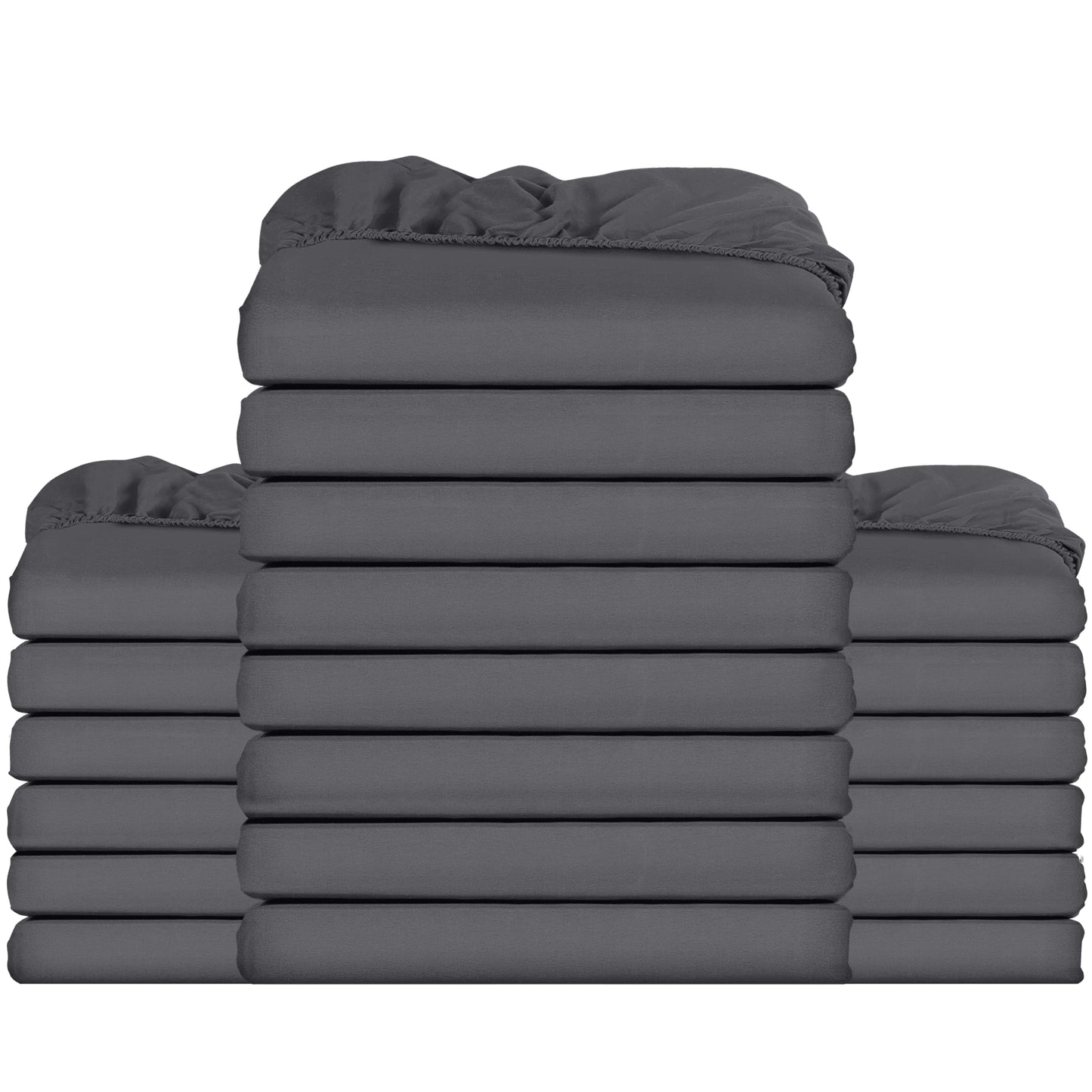 Utopia Bedding Fitted Sheet - Deep Pocket 14 inch (35 cm) - Easy Care - Soft Brushed Microfibre Fabric - Shrinkage and Fade Resistant - Bottom Sheet