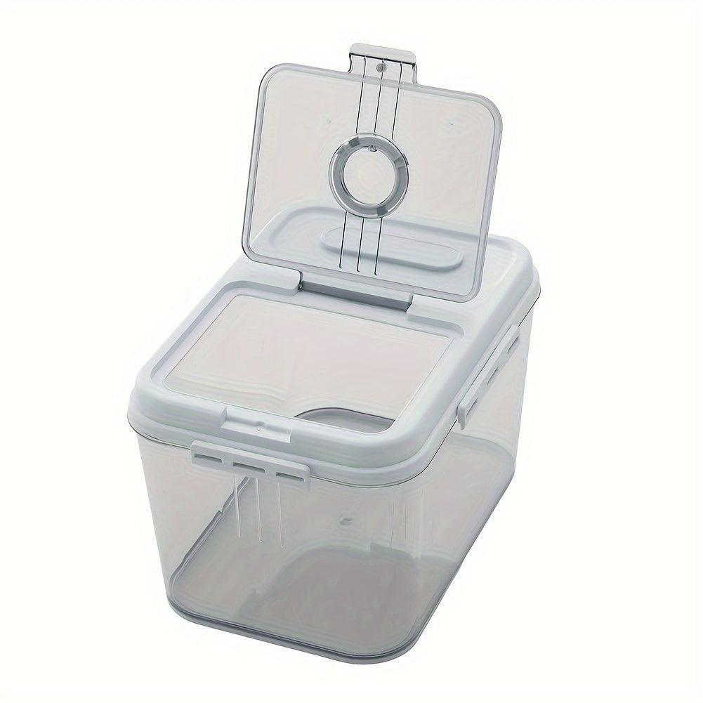 Airtight Pet Dry Food Container Animal Cat Dog Grain Storage Bin Box Dog Puppy Cat Dry Food Snack Dispenser Box Cat Dog Treat Tin - Comfort Style