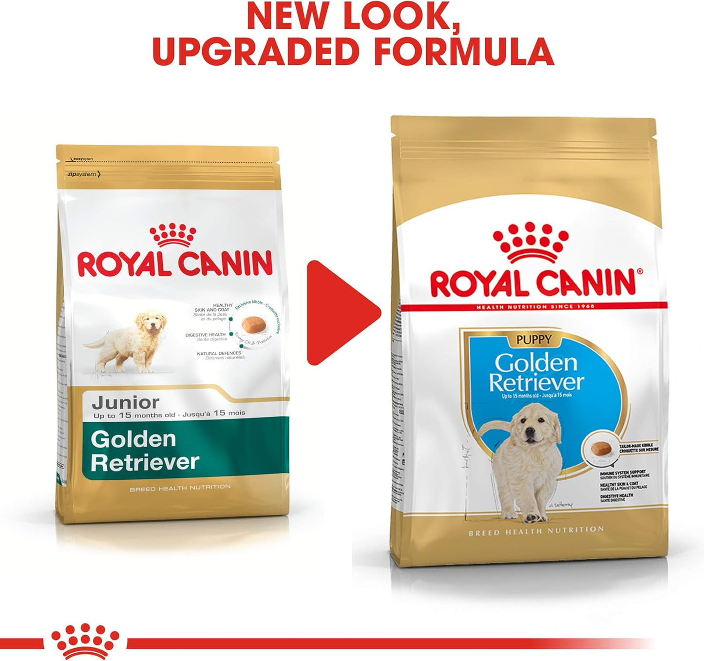 Royal Canin Dog Food Golden Retriever Puppy Dry Mix 3kg