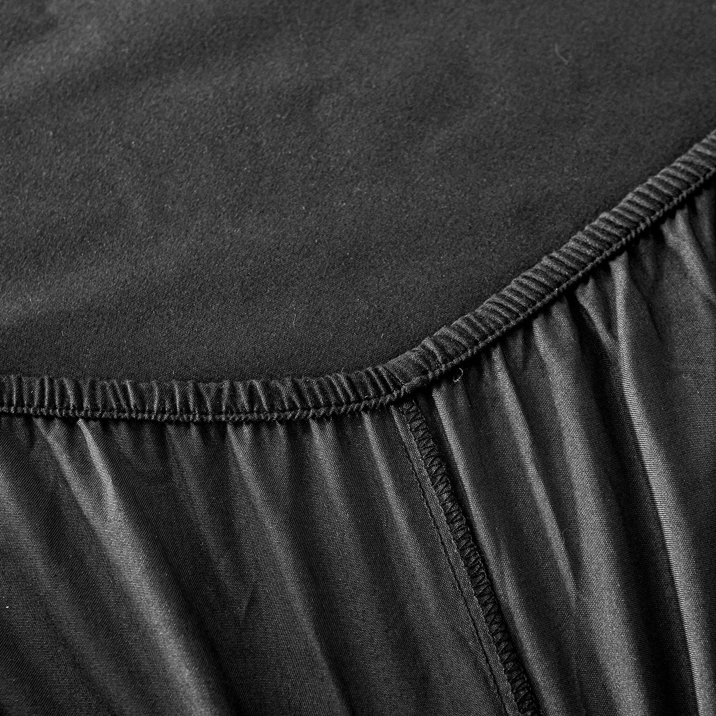 Fitted Sheet Bed Sheets 25CM Extra Deep Pocket Soft and Breathable Fitted Bedding Sheets