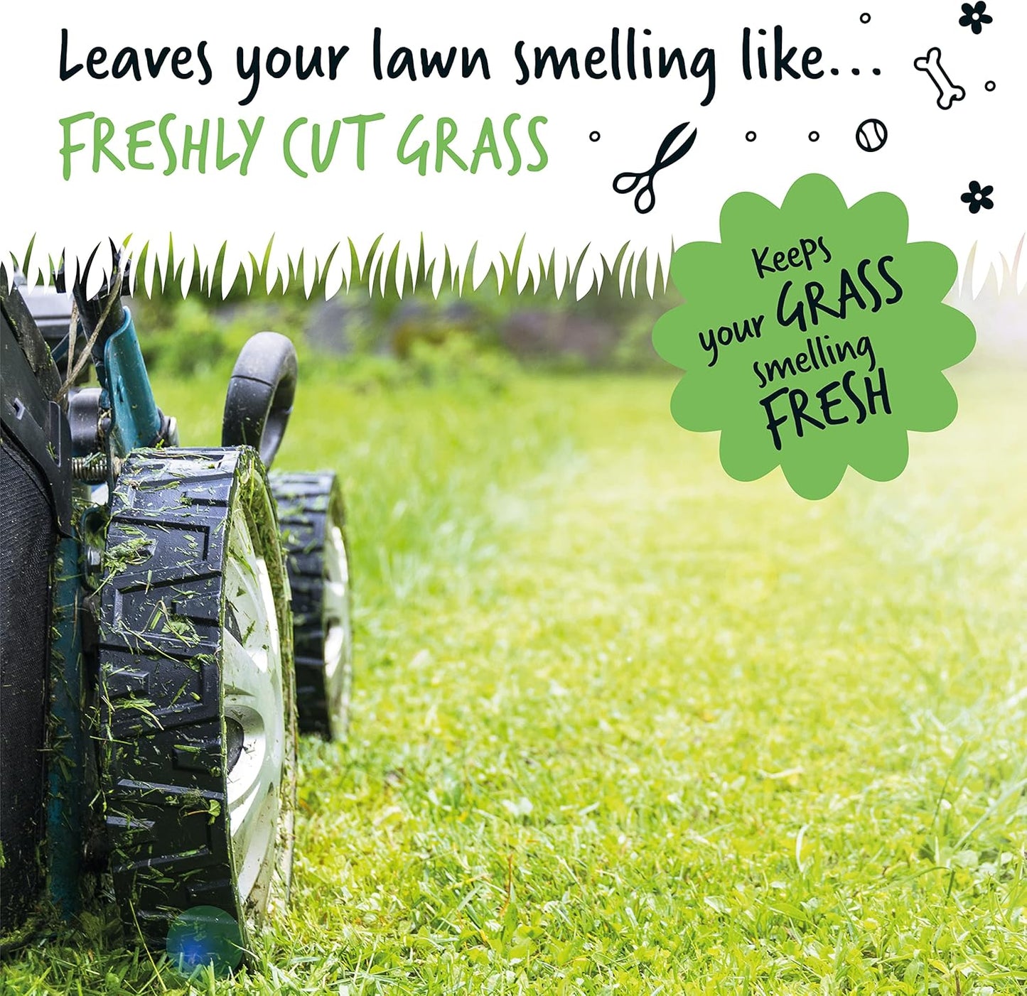BUGALUGS Artificial Grass Cleaner - Dog Safe, Pet Disinfectant & Lawn Deodoriser - Puppy Urine Cleaner & Odour Eliminator - 1L Super Concentrate - Made in UK Cruelty Free (Fresh Cut Grass 1L)
