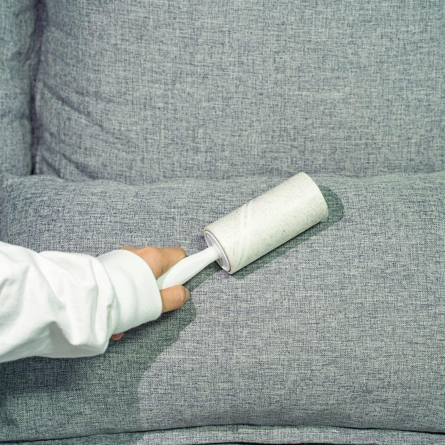 MELERIO Lint Rollers 6 Refills Full 420 Sheets with Protective Cover,1 handle with 6 Extra Sticky Lint Roller Set for Clothes, Sofa, Bed and Carpet, Lint Roller for Pet hair, Cat Hair, Dog Hair, Dust - Comfort Style