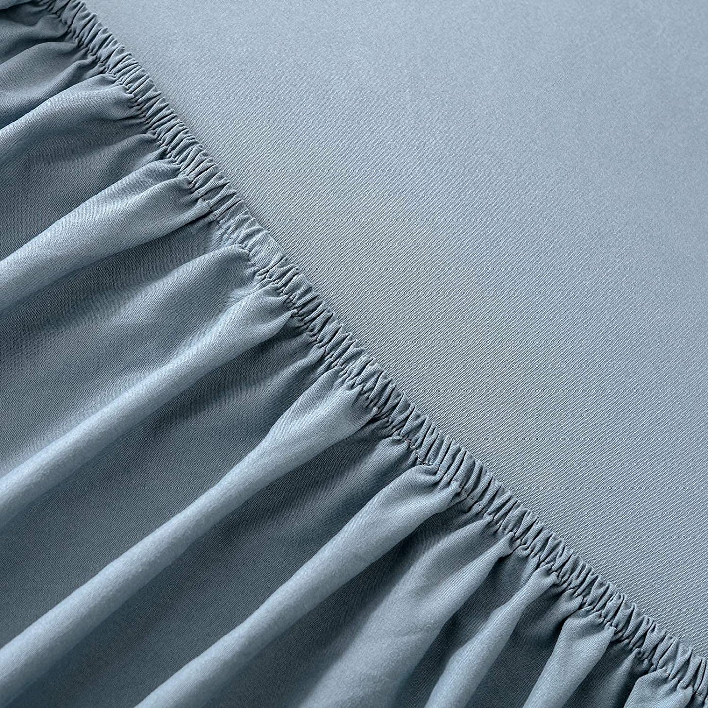 Fitted Sheet Bed Sheets 25CM Extra Deep Pocket Soft and Breathable Fitted Bedding Sheets