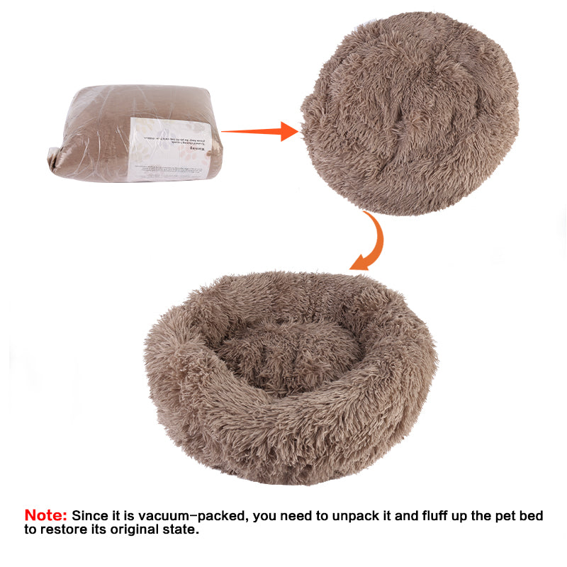 Detachable and Washable Calming Dog Cat Beds