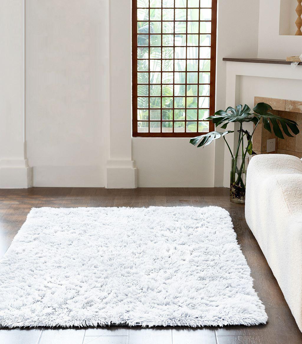Plush Shaggy Cuddle Rug - Non-Slip High Pile Fluffy Area Rug - Soft Touch Rugs for Living Room Bedroom Hallway Runner Carpet - Comfort Style